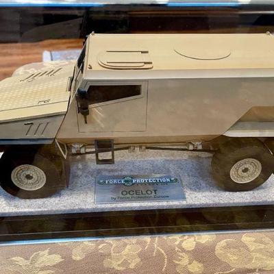 A British Force Protection Ocelot armored vehicle