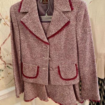 Kay Unger skirt suit, size 10