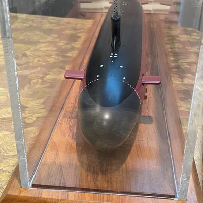 Model of a Seawolf submarine