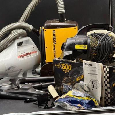 (3) Retro Vaccuum Cleaners & Parts
