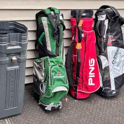 (4) Golf Club Carrying Bags
