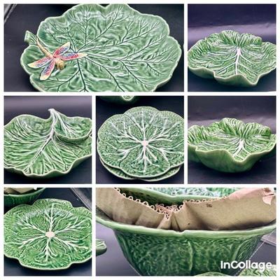 Bordallo Pinneiro Portugal Lettuce Dishes
