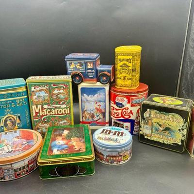 (11) Vintage Style Tins
