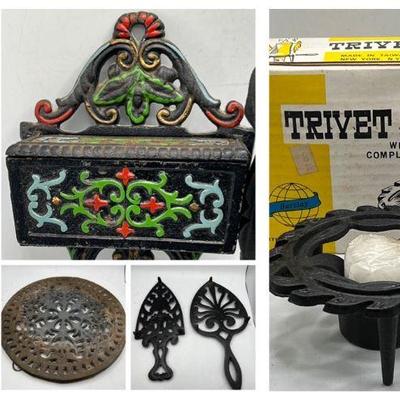 Cast Iron Trivets & Decor
