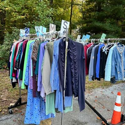 Clothes galore! Adult and children’s clothes 