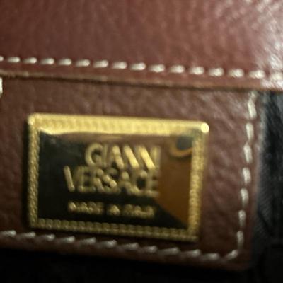Versace Leather Brief Case