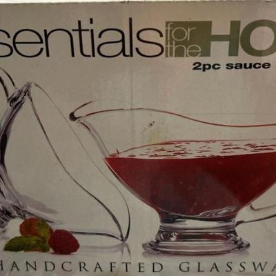 Essentials For The Home 2 Handcrafted Glassware Sauce 