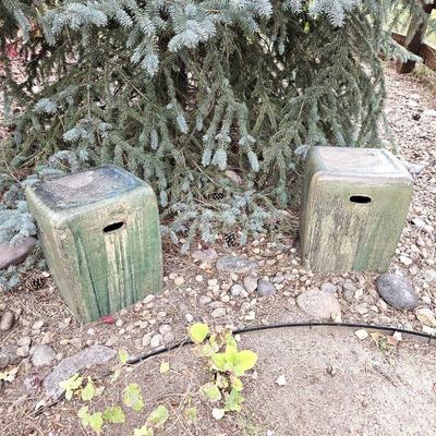 Gorgeous Heavy Ceramic Garden Benches