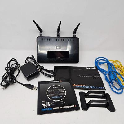 Complete Gaming Router Setup - D-Link Xtreme N Model DGL-4500 with Accessories