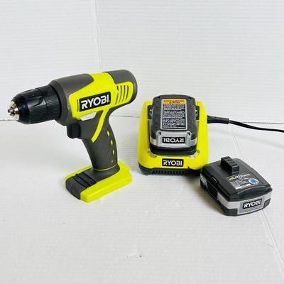 Ryobi Cordless Drill Set with Battery and Charger - Home Improvement Tools