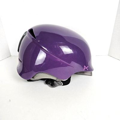  Women's Ski Helmet in Bright Purple - Adult Size Large ANON Sonora - With Ear Flaps