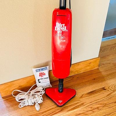 Dirt Devil StickVac Plus Red Vacuum with Disposable Paper Bags - Household Cleaning Essential