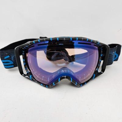  Bolle Adult Snow Goggles For Snowboarding & Skiing - Blue Tones