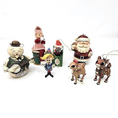 Vintage "Rudolph the Red Nosed Reindeer" Christmas Ornaments!  