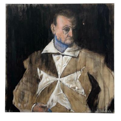 MICHAEL J. DOWLING "Face 1" Oil on Canvas