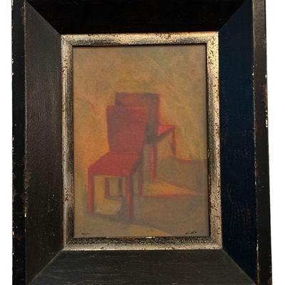 Surrealist Red Chair Print