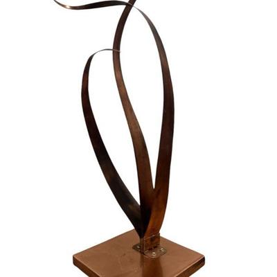 Copper Modernist Garden Sculpture