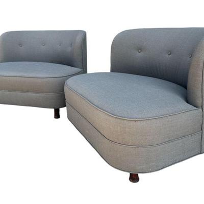 After GILBERT ROHDE Lounge Chairs, Pair