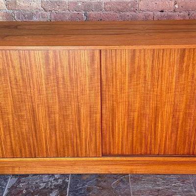 Danish Mid Century Low Credenza