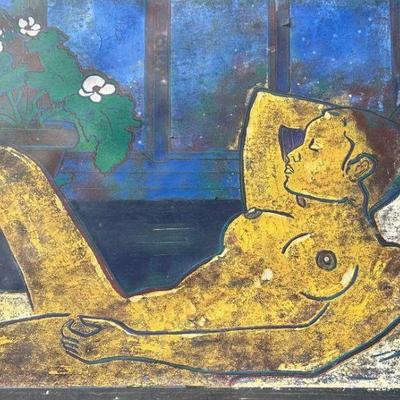Study of GAUGUIN Nude Woman in Frame