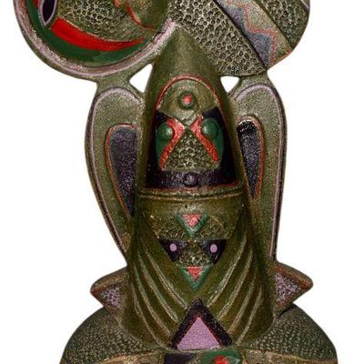 Mid Century PICASSO Style Bank Sculpture