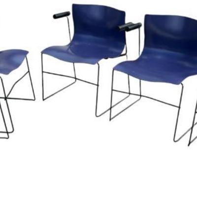 VIGNELLI Designs For KNOLL Handkerchief Armchairs Set of 5