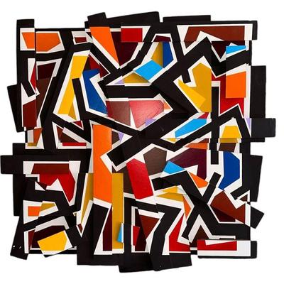 ED MIECZKOWSKI, Erebus, 3D Optical Art Acrylic On Board, 1983