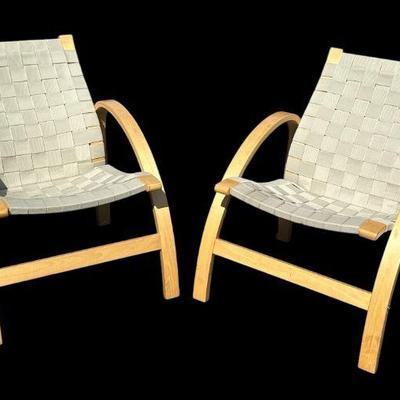 KVIST MOBLER Danish Lounge Chairs, Pair
