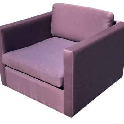 CHARLES PFISTER for KNOLL Lounge Chair, Purple