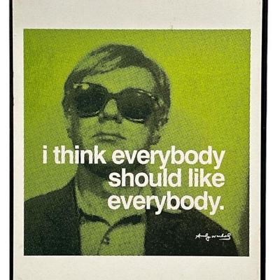 ANDY WARHOL Pop Art Poster Print