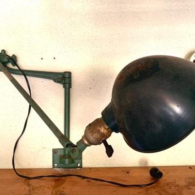 O.C. White adjustable work lamp