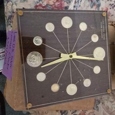 Silver coin clocks