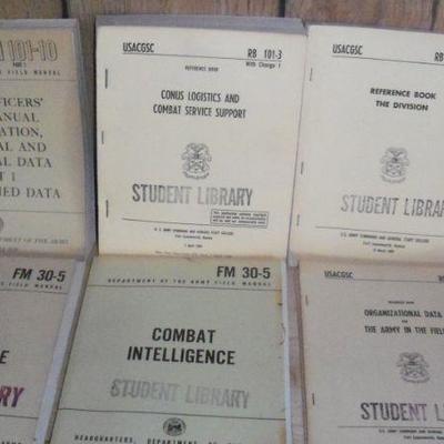 over 60 military publication from the late 50's - earl 70's