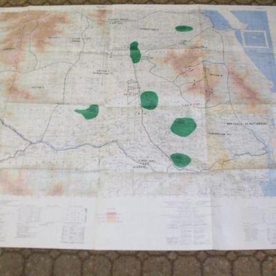 Maps from the Vietnam war.