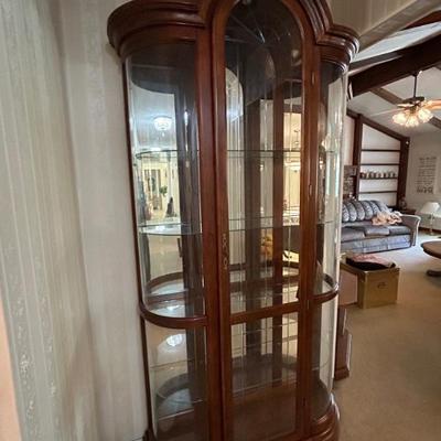 One of several display cabinets. 