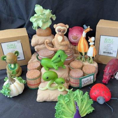 ‘Homegrown By Enesco’ Adorable Veggie Creatures * Decorative Platform
