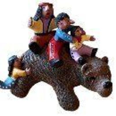 Bear Story Teller By Artist Judy Peele * Limited Edition 110/3000
