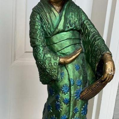 Geisha Figure Made in Mexico
