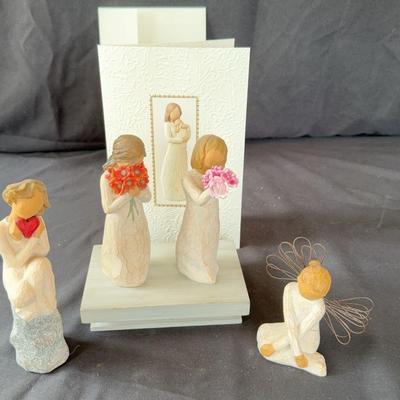 Willow Tree Angels * Matching Shelf * Embossed Card
