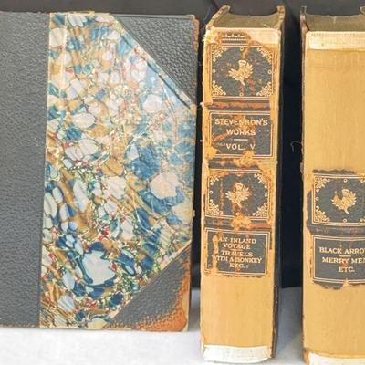 The 1906 Works Of Robert Louis Stevenson Vol. 3,5&8. Marquesan Edition. 187/1000
