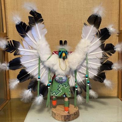 Dancing Eagle Native American Handmade Doll
