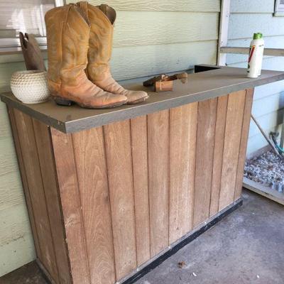 Bar for sale but not the boots