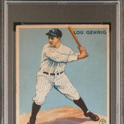 1933 Goudey Lou Gehrig Baseball Card