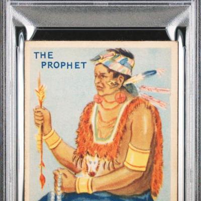 1933 Indian Gum Trading Card