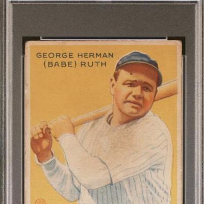 1933 Goudey Babe Ruth Baseball Card 