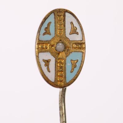 French Enamel stick pin