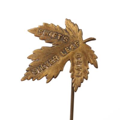 1900s Swift Silverleaf Lard advertising pin