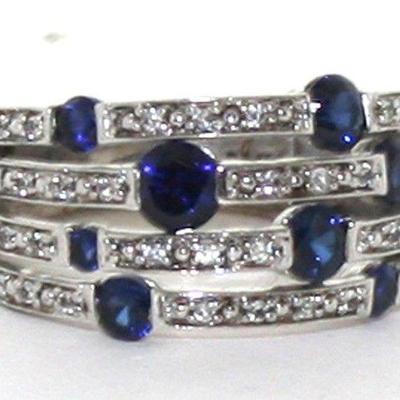 Sapphire and Diamond Ring