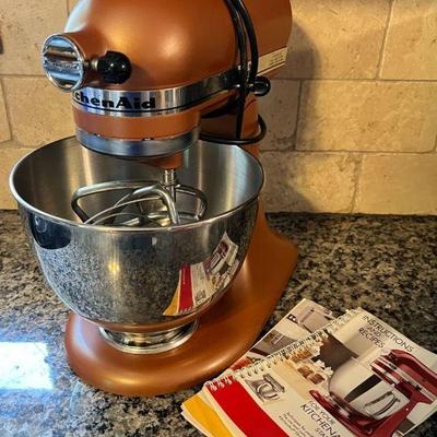 Kitchen Aid mixer (burnt orange)