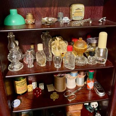 Collection of perfume bottles 